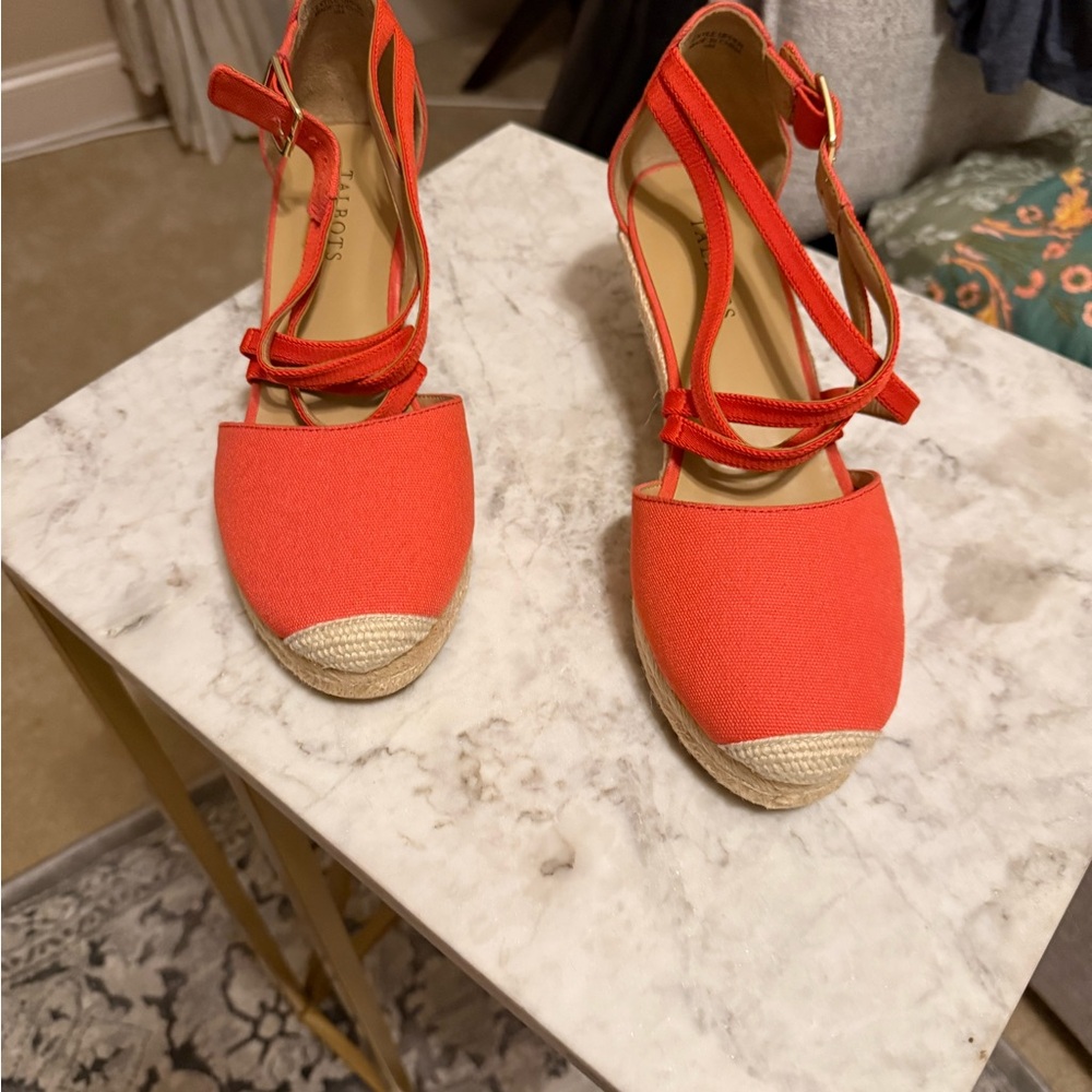 Talbots Women's Coral Espadrille Wedges